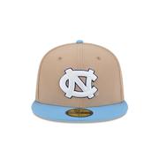 UNC New Era 5950 Flat Bill Fitted Cap